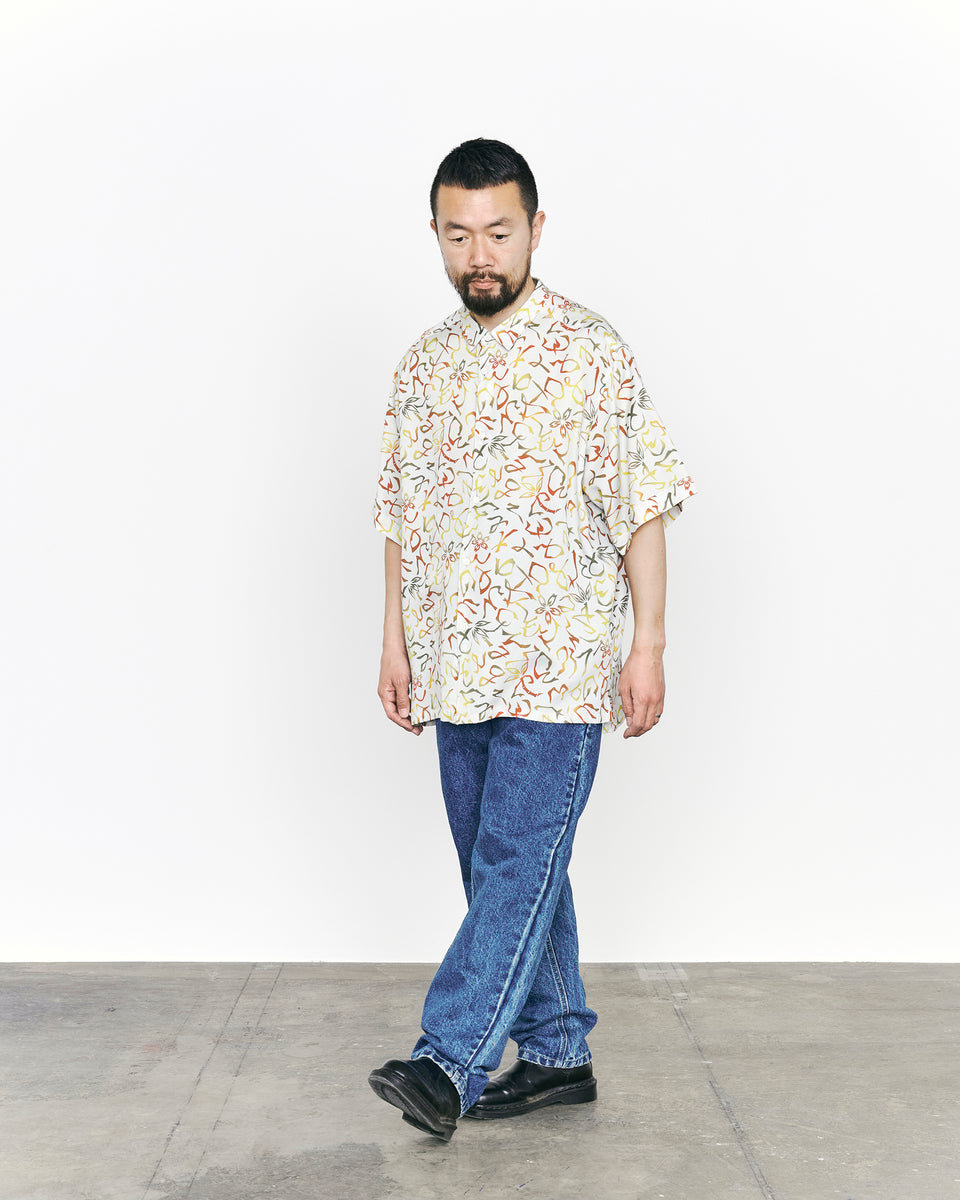 tangent print shirt