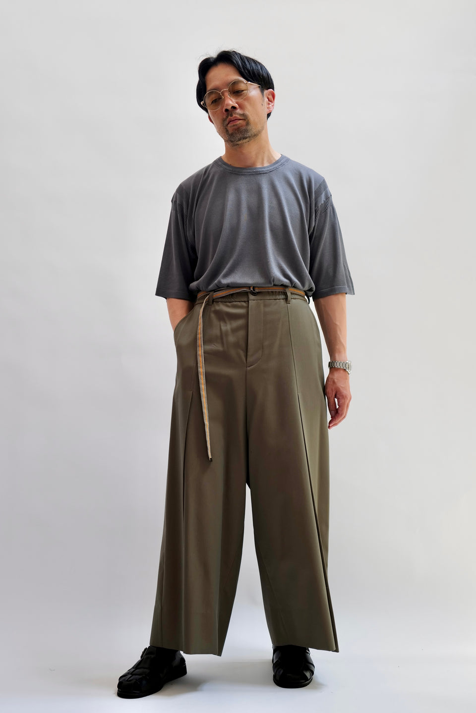 HAKAMA Wool Gabardine