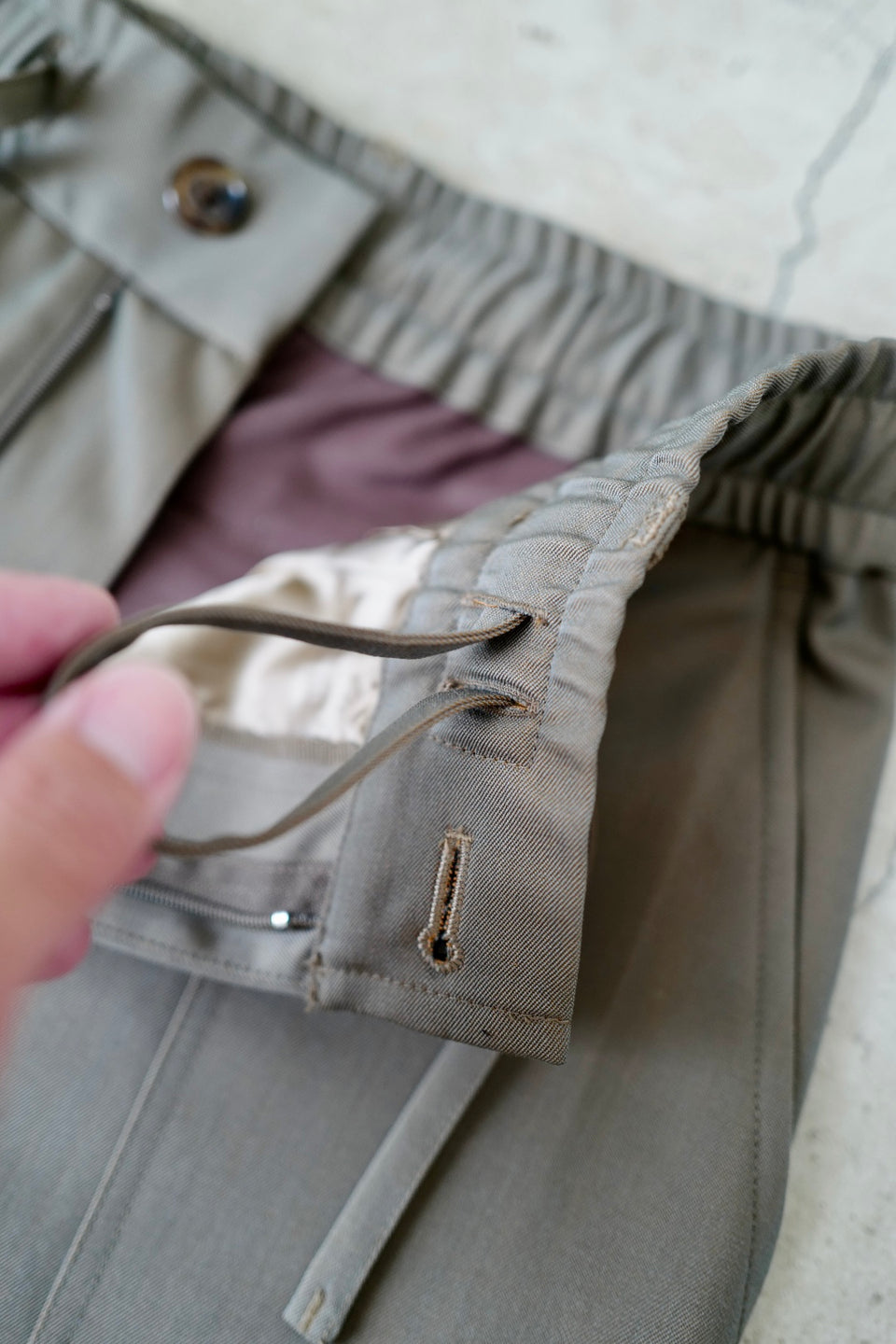 HAKAMA Wool Gabardine